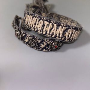 USED DIOR PAIR OF BRACELETS 😍